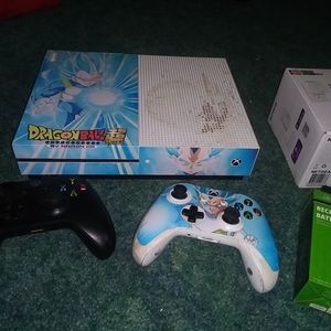 Xbox one S white slim console controllers games etc